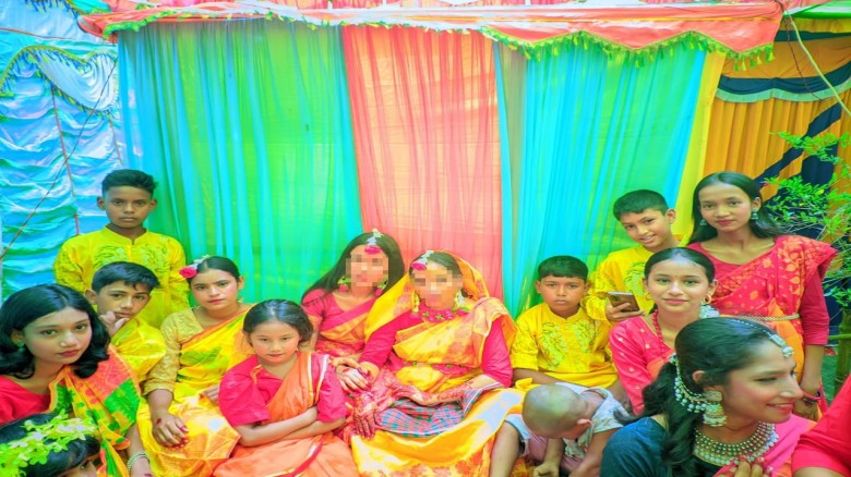 অসহায় ভিডিপি সদস্যার মেয়ের বিয়েতে পাশে দাঁড়ালেন আনসার-ভিডিপি
